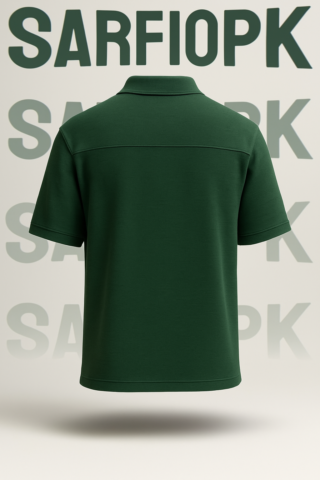 Men’s Classic Polo – Deep Forest Green Edition