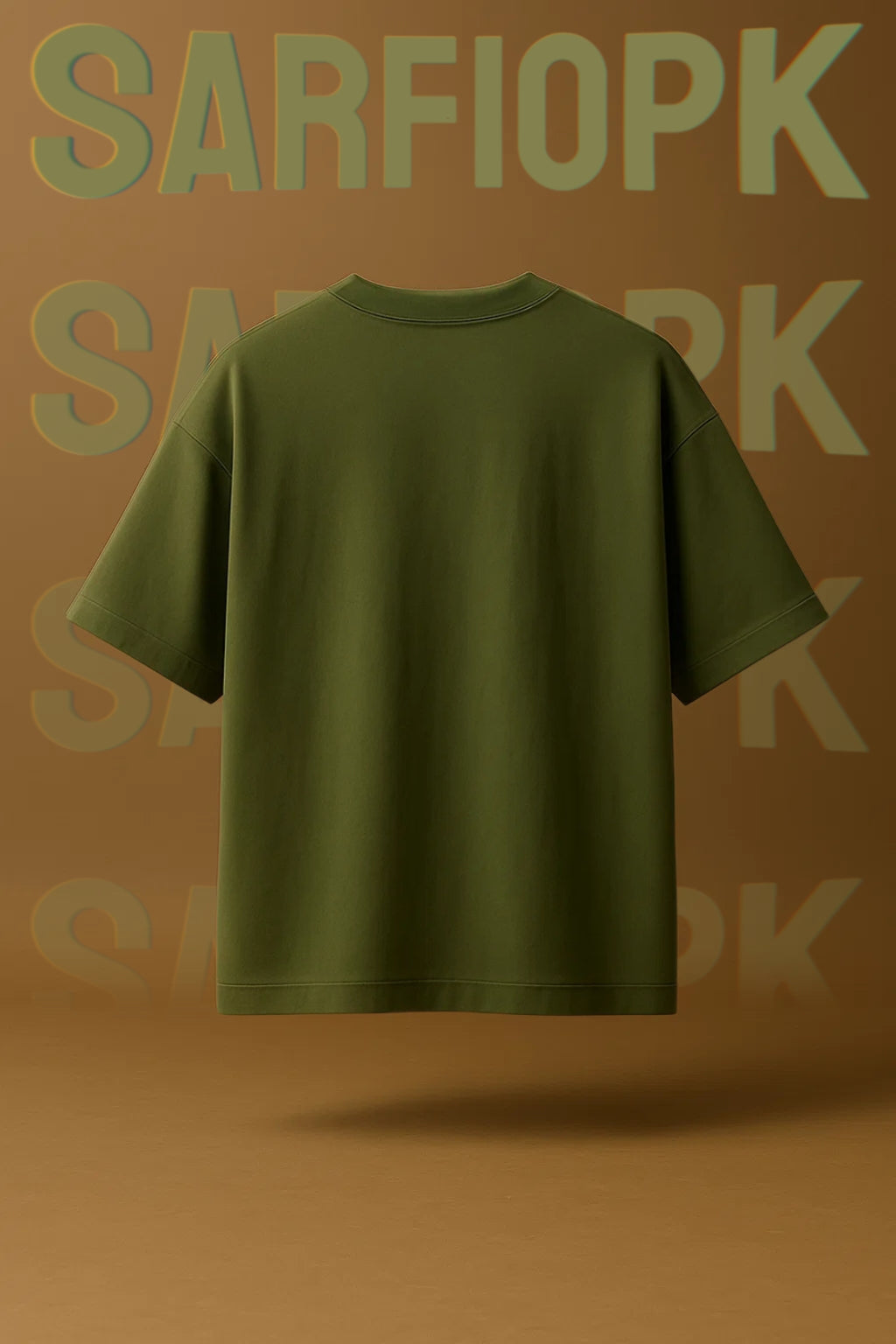 Plain Olive Oversized Tee