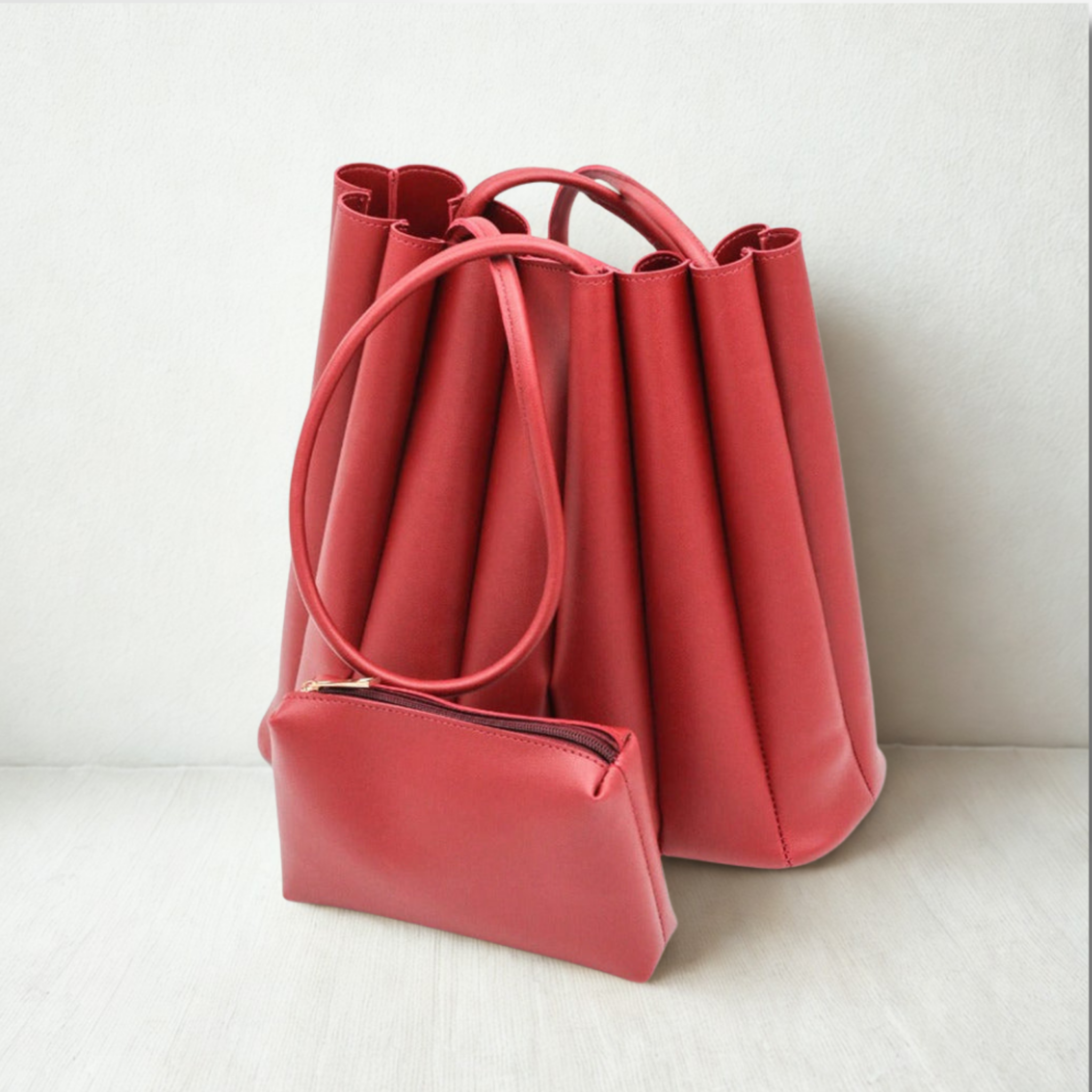 Pleated Tote