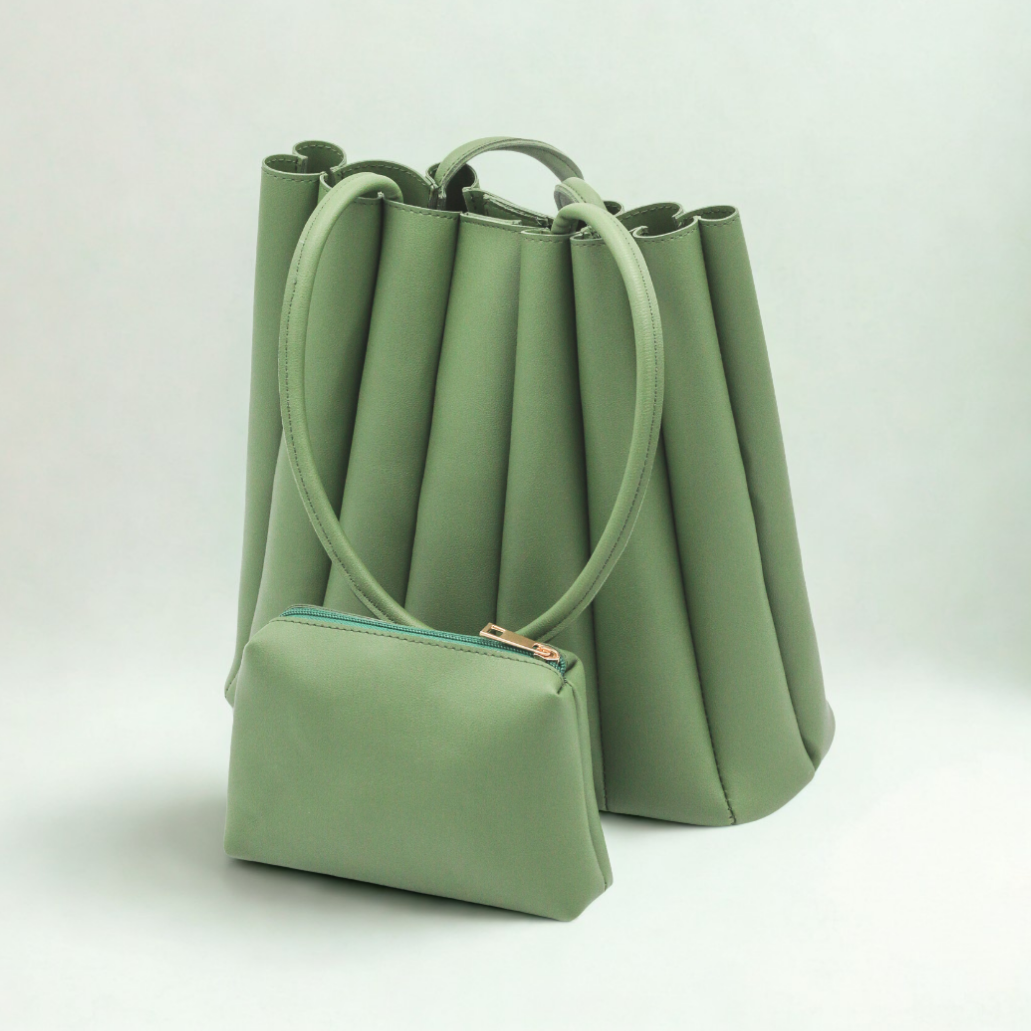 Pleated Tote