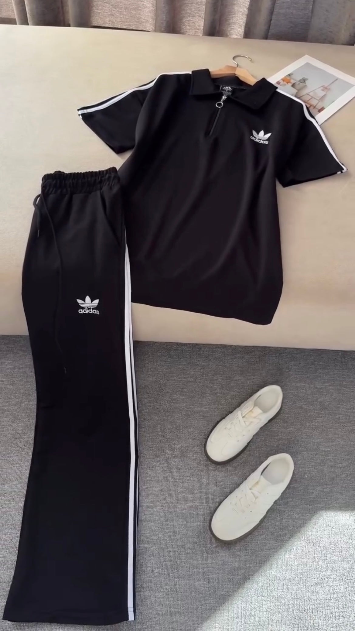 Ch 6023 Zip Polo & Sport Style Track Trouser