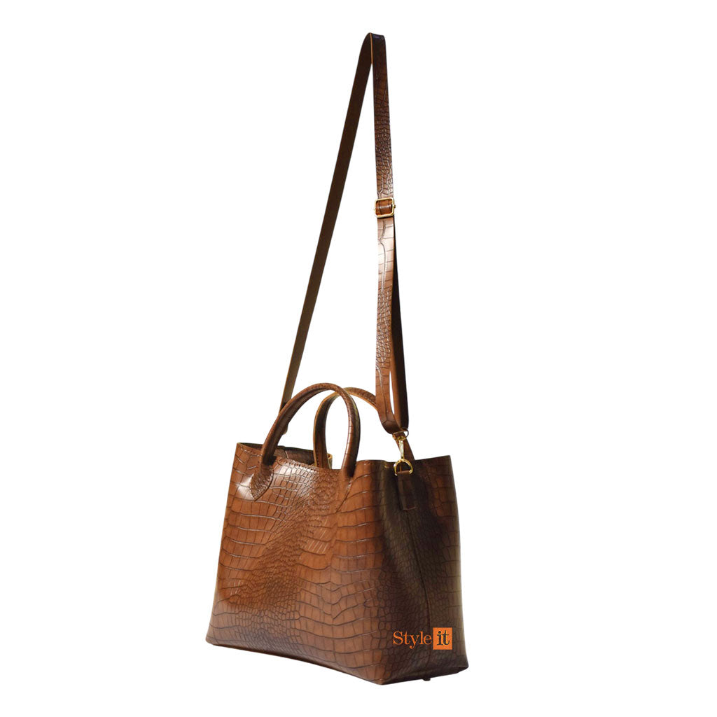 Black Satchel Handbag