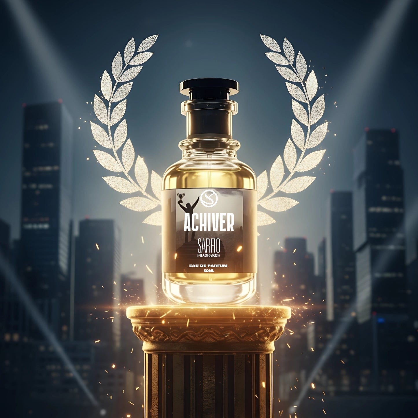 Achiever en'serfume Best Office Scent Inspired By Office For Men
Long lasting ambroxan woody fragrance for professionals
achiever cologne for men confidence boosting scent