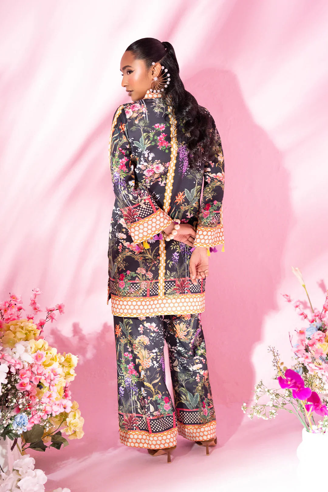 SF - 349 | Black Outfit Co Ord Set