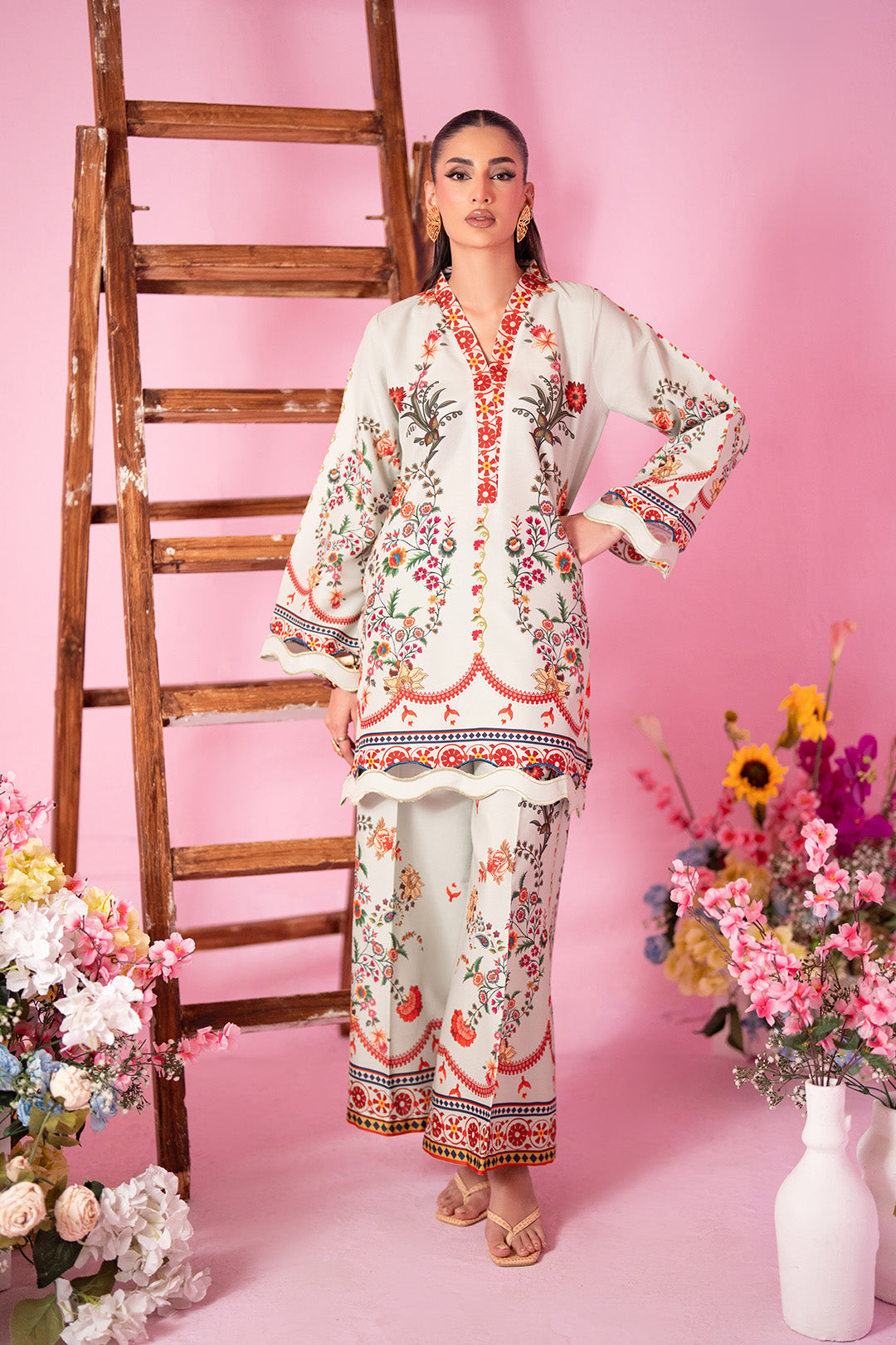 SF - 344 | Soft Mint Green Co Ord Set