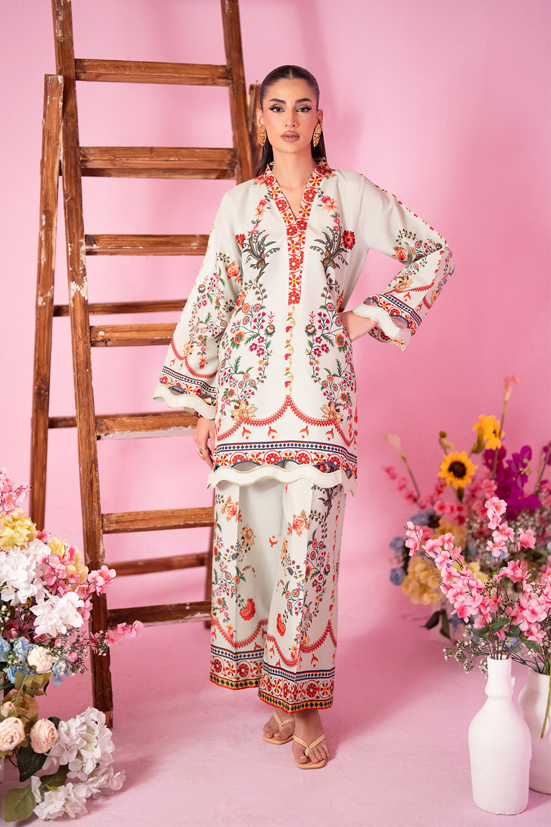 SF - 344 | Soft Mint Green Co Ord Set
