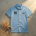 Classic Sarfio Polo In Light Blue