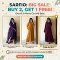 DEAL 2 BUY 2 GET 1 Plain Eastern Coord Set