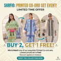 DEAL 3 BUY 2 GET 1 Printed Coord Set