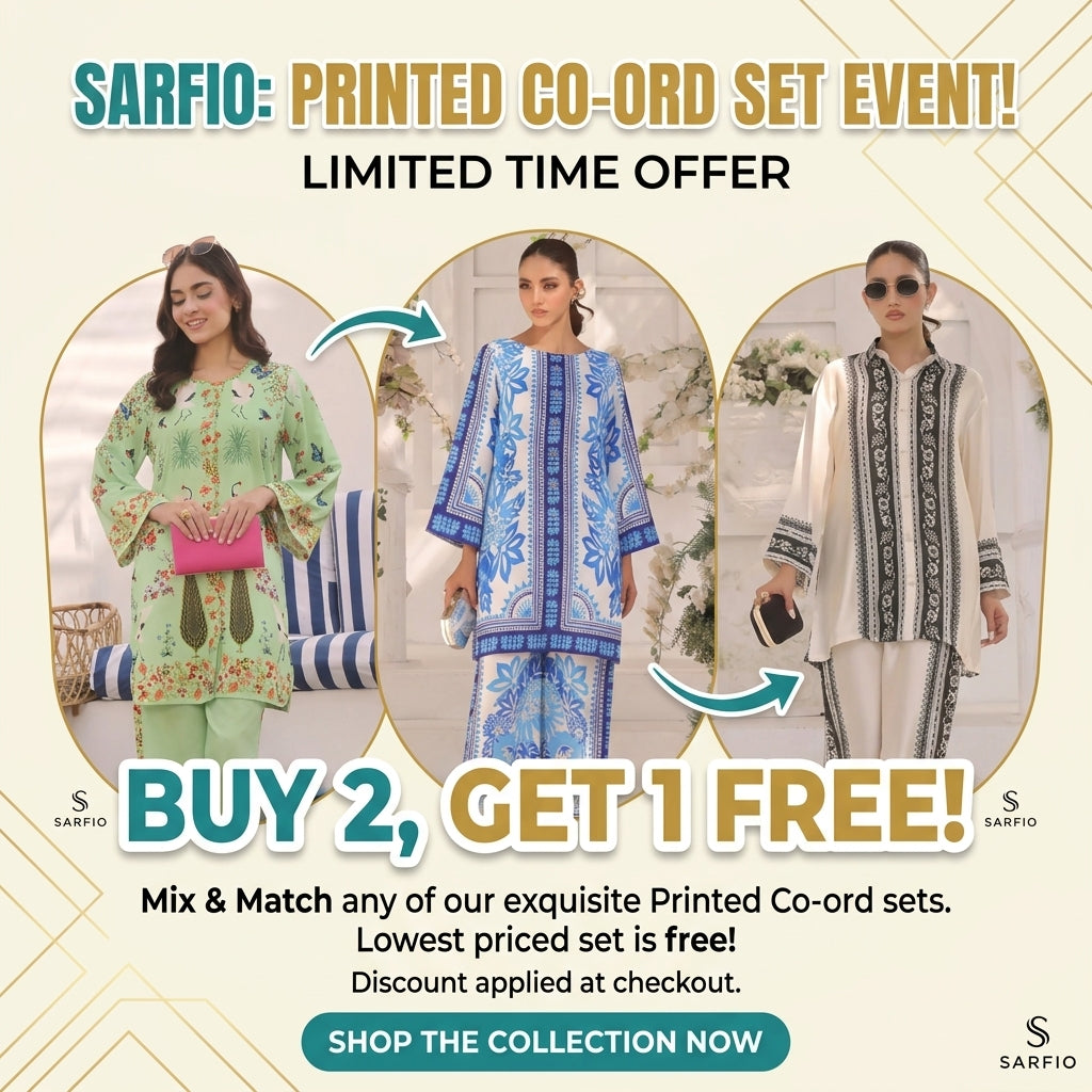 DEAL 3 BUY 2 GET 1 Printed Coord Set