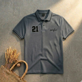 Classic Sarfio Polo In Steel Grey