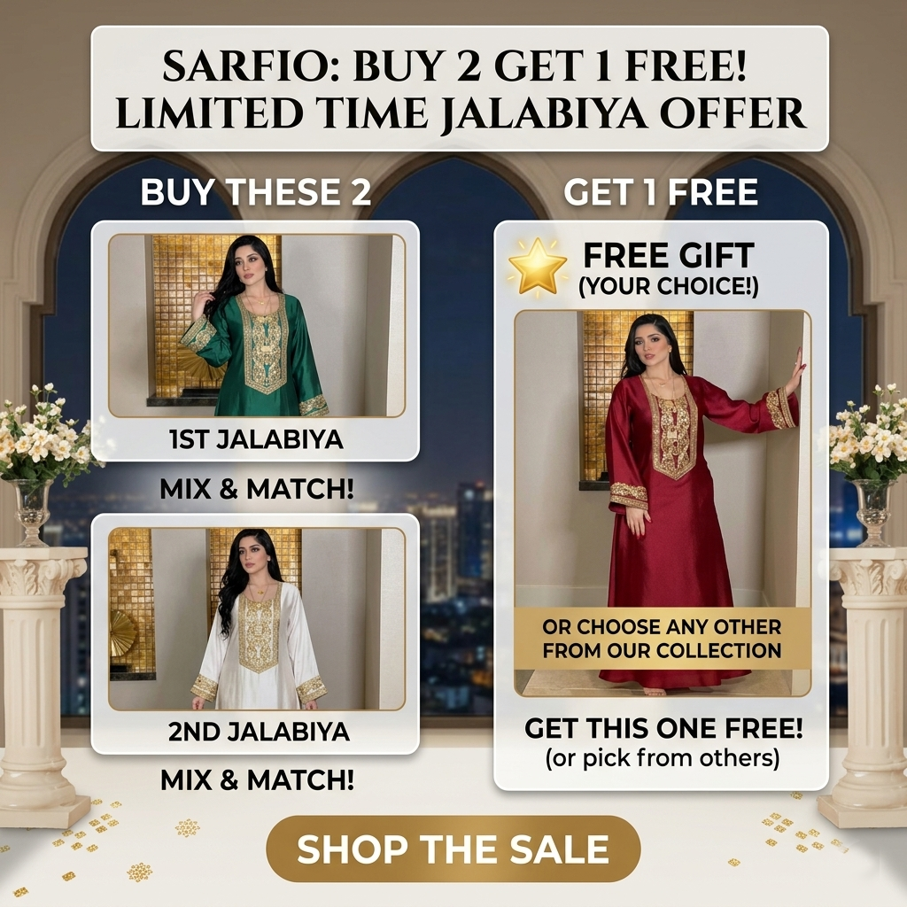 DEAL 1 BUY 2 GET 1 JALABIYA MAXI's