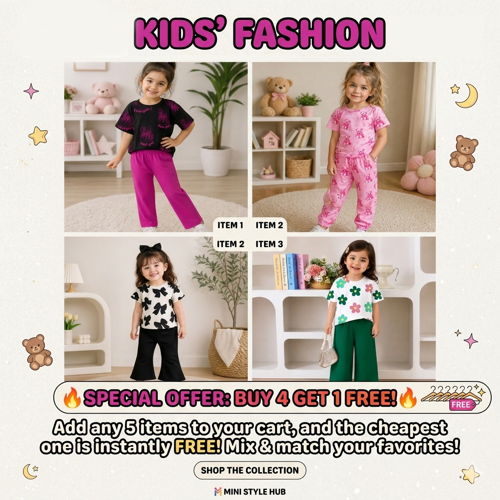 DEAL 2 BUY 4 GET 1 Kids Summer Suit's
