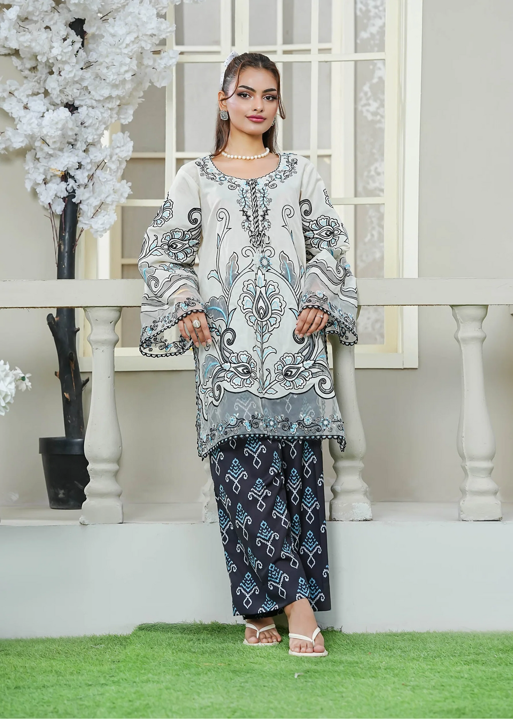 Marble Muse co-ord set by Buraq Store from summer collection with trendy summer dresses