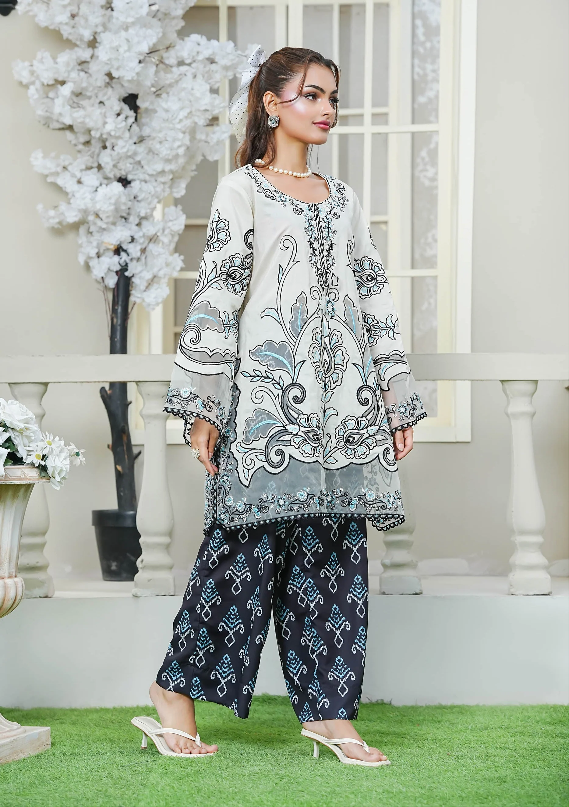 Marble Muse summer collection outfit by Buraq Store ideal for lawn dresses