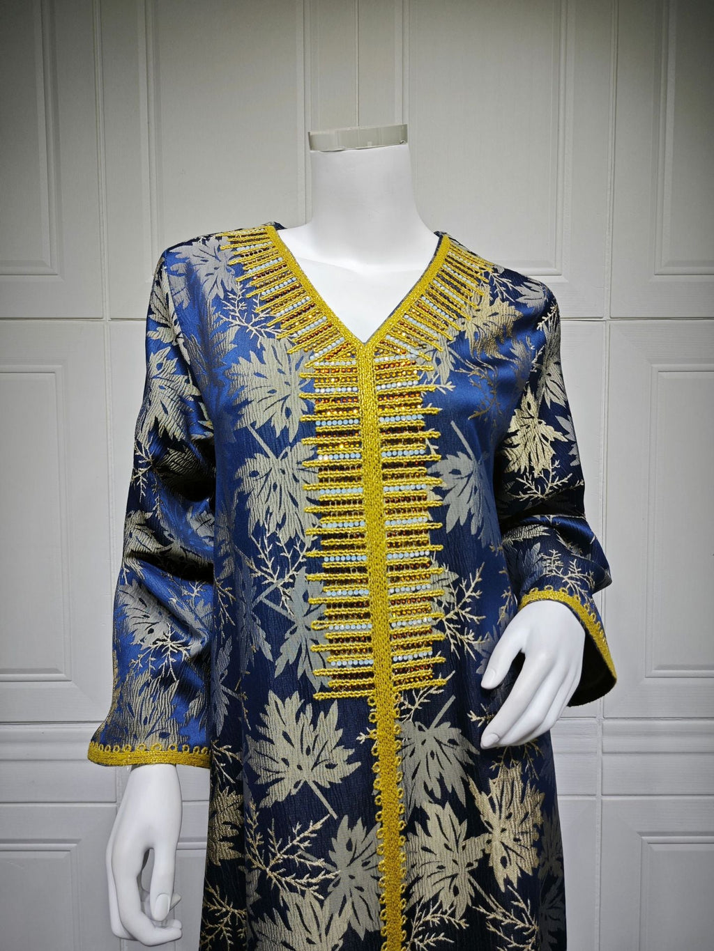 Women's Jacquard Embroidered Hot Diamond Party Dress
