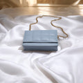 LuxeCross Sky Blue Crossbody Bag
