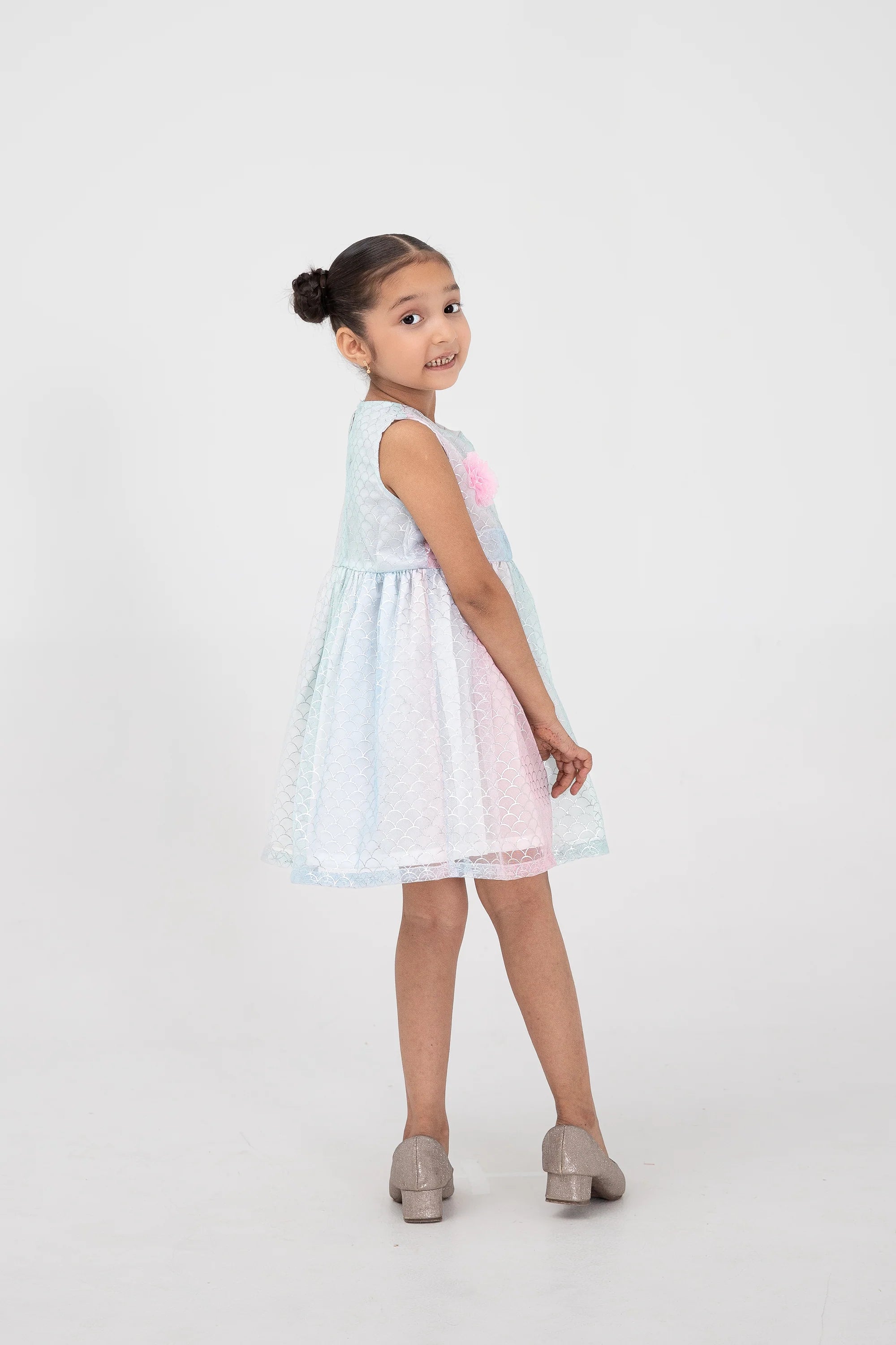 Girls Mermaid Dreamy Net Dress