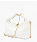 Midnight Chain White Handbag