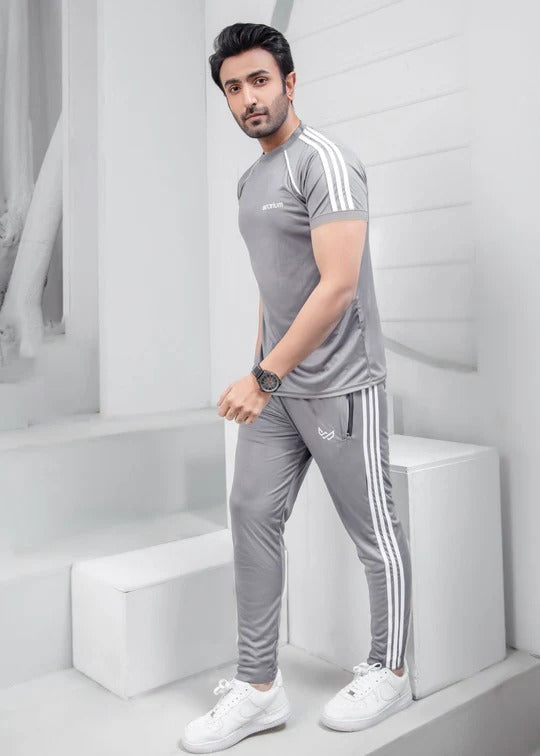 Peebel Grey - Dri-Fit Tracksuit