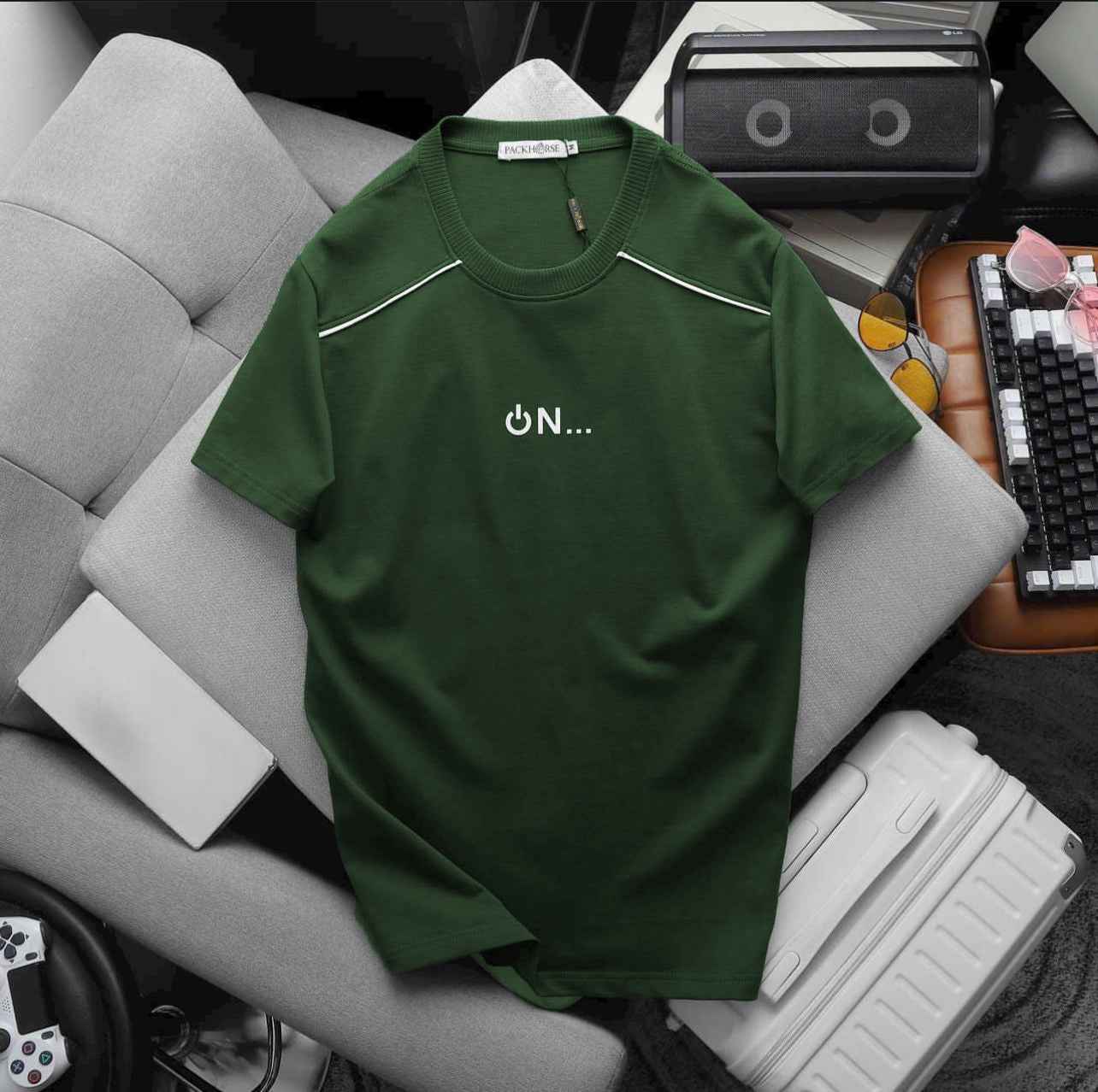 Bundles of 3 – Men’s Minimalist “ON” Graphic T-Shirt