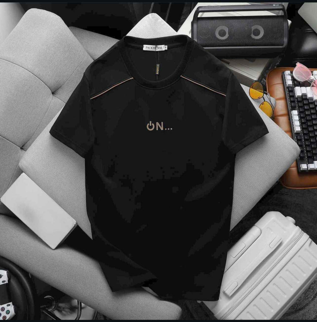 Bundles of 3 – Men’s Minimalist “ON” Graphic T-Shirt