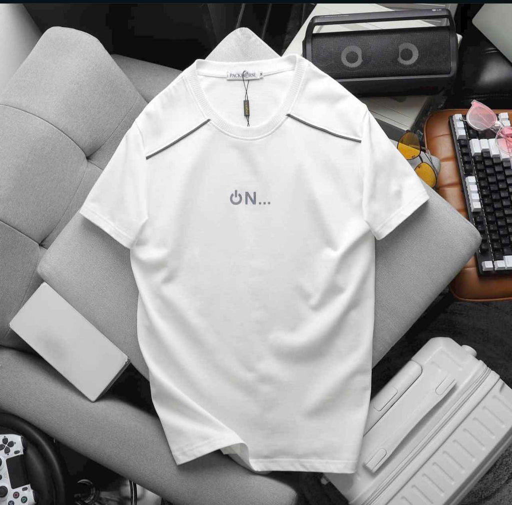 Bundles of 3 – Men’s Minimalist “ON” Graphic T-Shirt