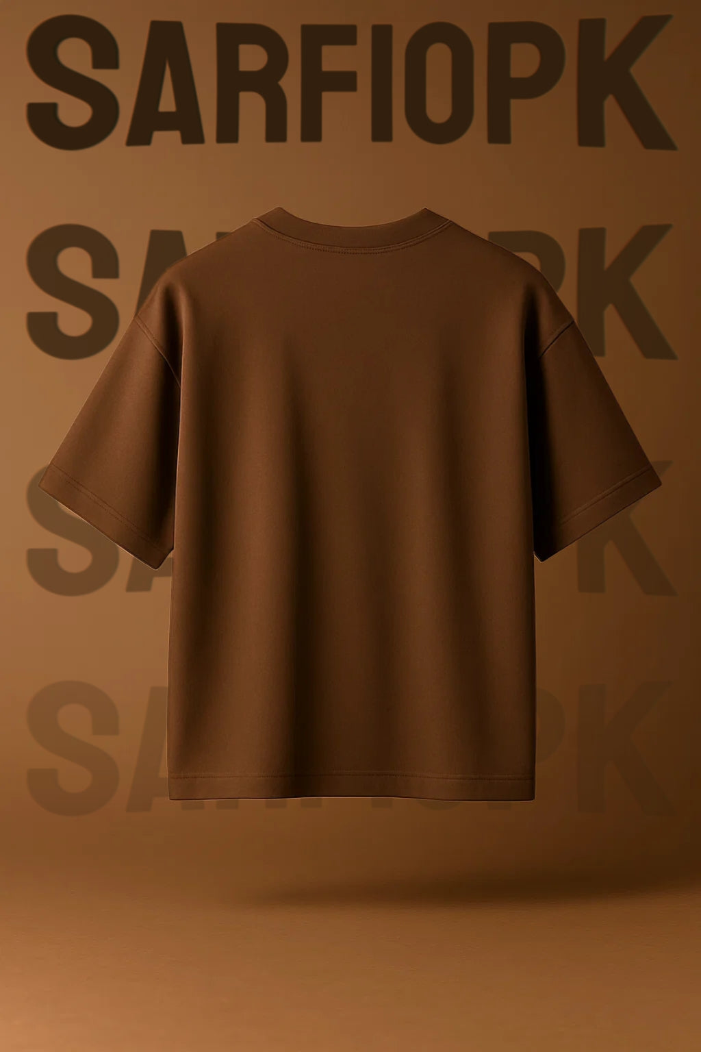Plain Brown Oversized Tee